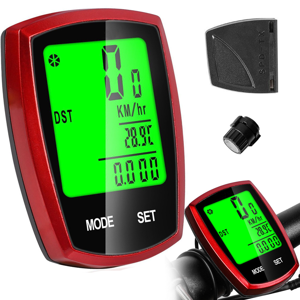 Unikátny bezdrôtový tachometer na bicykel